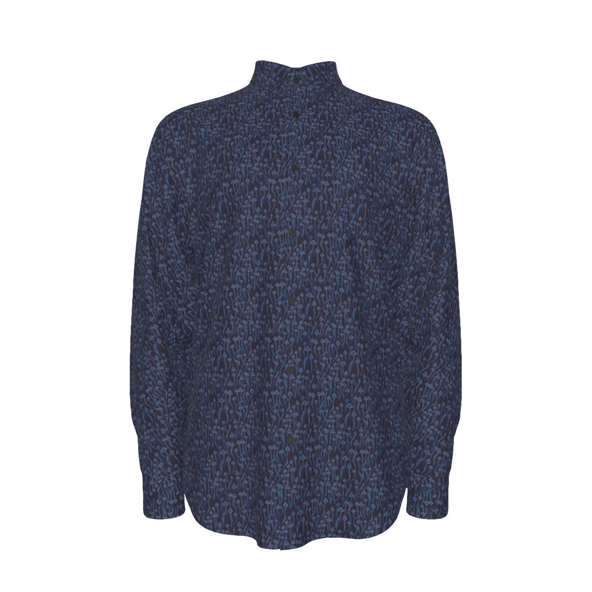 Shrooms – Psychedelic Men's Long Sleeve Shirt | Cotton poplin